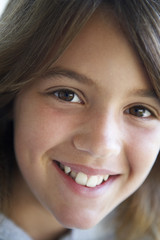 Portrait Of Girl Smiling