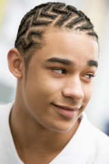 Fototapeta premium Portrait Of Teenage Boy Smiling
