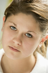 Fototapeta premium Portrait Of Teenage Girl