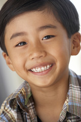 Portrait Of Boy Smiling