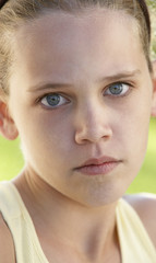 Portrait Of Pre-Teen Girl