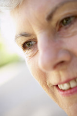 Portrait Of Senior Woman Smiling
