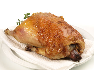 Gebratene Ente im Ganzen