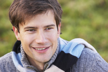 Portrait Of Man Smiling