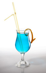 Light blue cocktail
