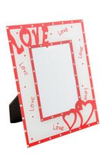 Photo frame with hearts