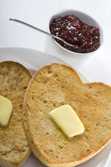 Valentine Toast & Jam 1