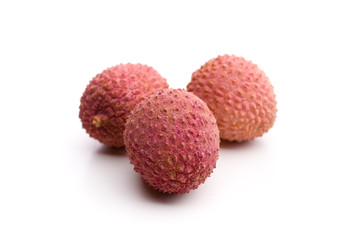 3 Lychee nebeneinander