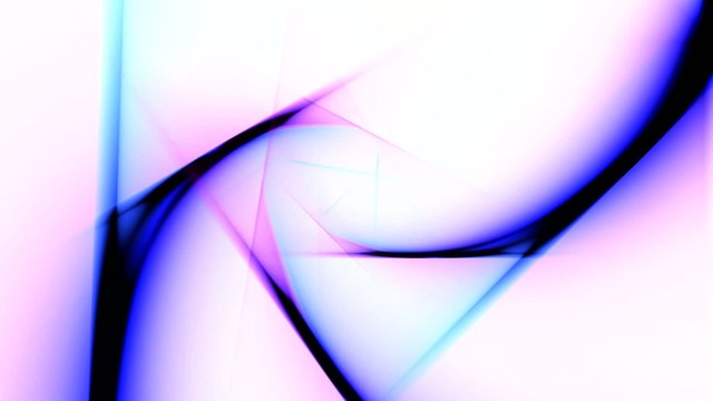 abstrakte Animation aus Wellen und Linien