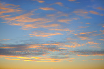 Obraz premium sunset sky