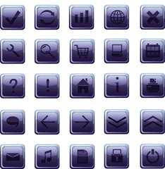 New glass dark blue icons, buttons