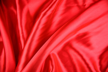 Red silk fabric texture