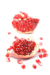 pomegranates isolated