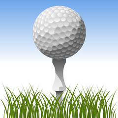 golf ball vector