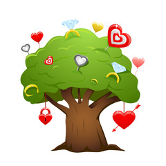 love tree vector