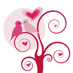 abstract love concept vector