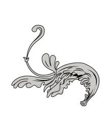 floral element -  vector