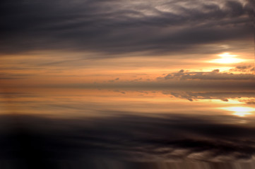 Fototapeta na wymiar Piękny zachód słońca