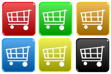 Web button - shopping cart