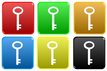 Web button - key