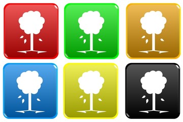 Web button - tree