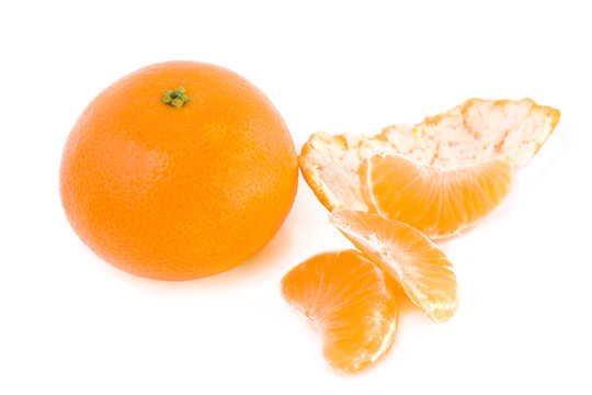 tangerine and segments