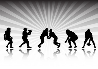 American football players