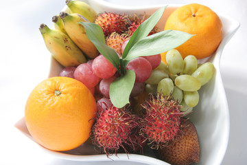 fruit for room service at hotel