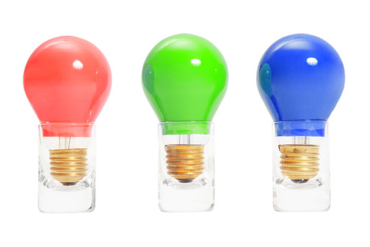 three light bulbs in a row