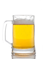 Beer mug isolated on white background