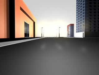 3D street