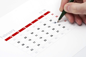 calendar reminder: 14 February 2009 St. Valentine's Day