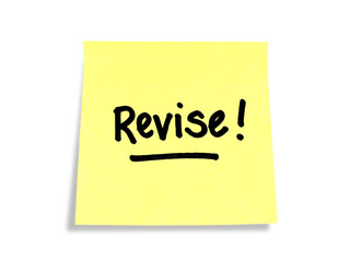 Stickies/ Post-it Notes: Revise!