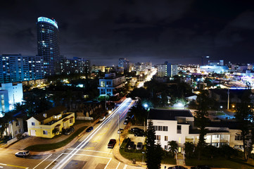 Fototapeta na wymiar Miami at Night