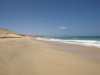 Fototapeta na wymiar Playa de Sotavento - Fuerteventura