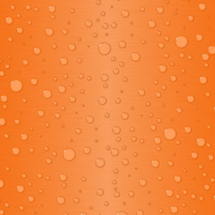 Gradient background in orange with waterdrops