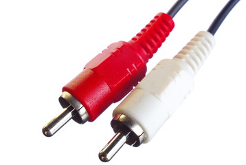 Red and white wires