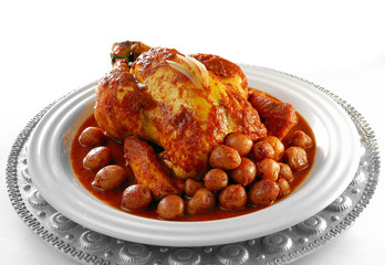 Pollo al chile chipotle
