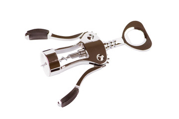 corkscrew isolated on white