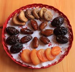 panier de fruits secs