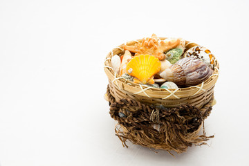 Seashell basket