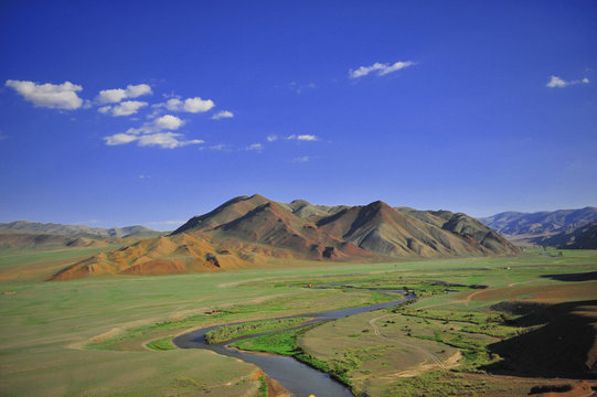 paysage mongol