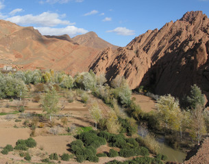 paysage de montagne du maroc