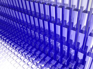 Naklejka premium extrem city skyline background