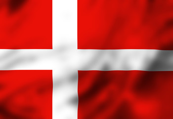 Obraz premium Danish flag