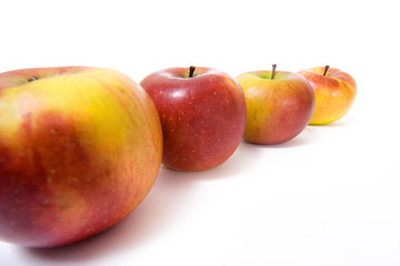 series of four apple