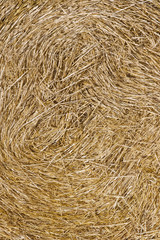 Closeup of a haystack, background