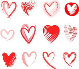 collection og hearts icons