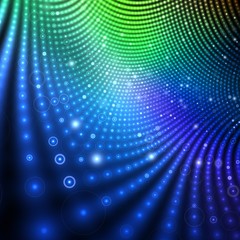 glowing space