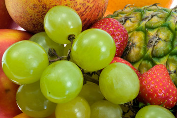 Summer fruits.